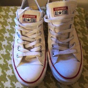 White converse shoes